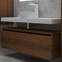 Тумба Boheme Armadi Art Vallessi UNO-S 100 897-100-D подвесная Dark Oak