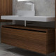 Тумба Boheme Armadi Art Vallessi UNO-S 100 897-100-D подвесная Dark Oak