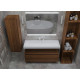 Тумба Boheme Armadi Art Vallessi UNO-S 100 897-100-D подвесная Dark Oak