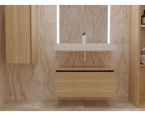 Тумба Boheme Armadi Art Vallessi UNO-S 100 897-100-L подвесная Light oak