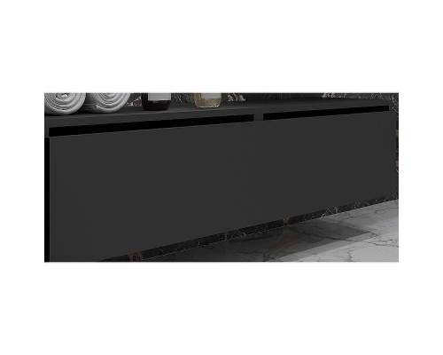 Тумба Boheme Armadi Art Flat Vallessi Uno-S 140 897-140-A mat подвесная Антрацит матовый