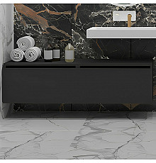 Тумба Boheme Armadi Art Flat Vallessi Uno-S 140 897-140-A glossy подвесная Антрацит глянец