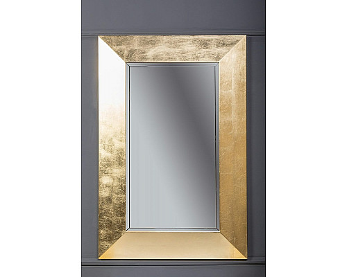 Заказать Зеркало Boheme Armadi Art NeoArt Chelsea 80 554 с подсветкой Золото в магазине сантехники Santeh-Crystal.ru