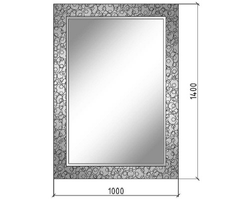 Зеркало Boheme Armadi Art NeoArt Rose 100 540 Серебро