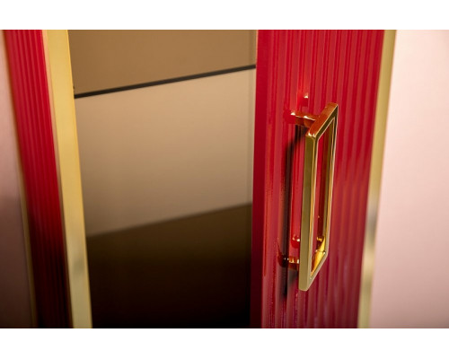 Приобрести Шкаф пенал Boheme Armadi Art Monaco 35 R 868-RG-R Бордо глянец Золото в магазине сантехники Santeh-Crystal.ru