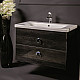 Купить Тумба под раковину Boheme Armadi Art NeoArt 80 830-080-BW подвесная Black Wood в магазине сантехники Santeh-Crystal.ru