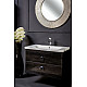 Купить Тумба под раковину Boheme Armadi Art NeoArt 80 830-080-BW подвесная Black Wood в магазине сантехники Santeh-Crystal.ru