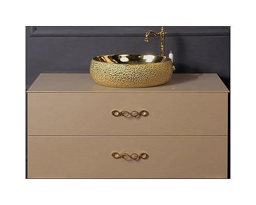 Приобрести Тумба под раковину Boheme Armadi Art NeoArt 110 831-110-CP подвесная Cappucino в магазине сантехники Santeh-Crystal.ru