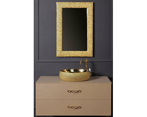 Приобрести Тумба под раковину Boheme Armadi Art NeoArt 110 831-110-CP подвесная Cappucino в магазине сантехники Santeh-Crystal.ru