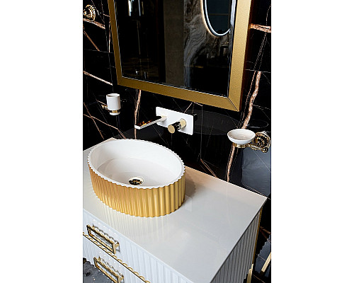 Santeh-Crystal.ru: Тумба под раковину Boheme Armadi Art Monaco 80 867-080-WG Белая глянец Золото Приобрести Тумба под раковину Boheme Armadi Art Monaco 80 867-080-WG Белая глянец Золото в магазине сантехники Santeh-Crystal.ru