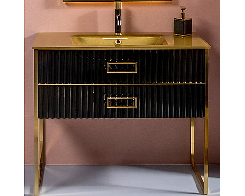 Santeh-Crystal.ru: Тумба под раковину Boheme Armadi Art Monaco 100 866-100-BG Черный глянец Золото Заказать Тумба под раковину Boheme Armadi Art Monaco 100 866-100-BG Черный глянец Золото в магазине сантехники Santeh-Crystal.ru