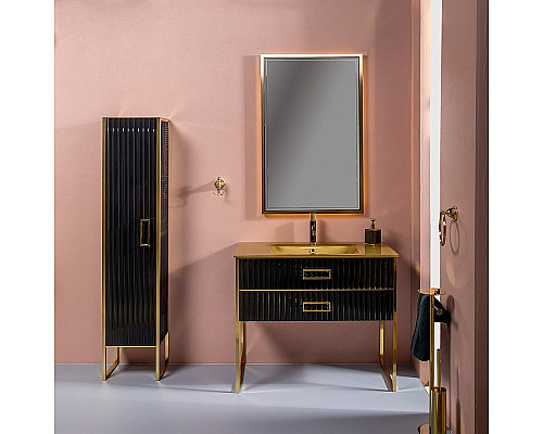 Santeh-Crystal.ru: Тумба под раковину Boheme Armadi Art Monaco 100 866-100-BG Черный глянец Золото Заказать Тумба под раковину Boheme Armadi Art Monaco 100 866-100-BG Черный глянец Золото в магазине сантехники Santeh-Crystal.ru