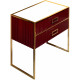 Заказать Тумба под раковину Boheme Armadi Art Monaco 100 866-100-RG Бордо глянец Золото в магазине сантехники Santeh-Crystal.ru