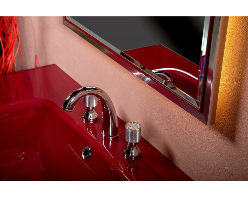 Заказать Тумба под раковину Boheme Armadi Art Monaco 100 866-100-RG Бордо глянец Золото в магазине сантехники Santeh-Crystal.ru