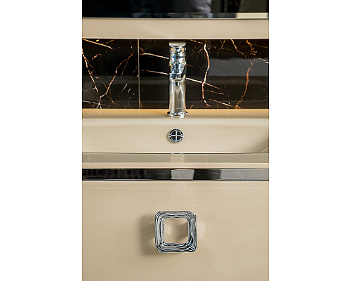 Купить Тумба под раковину Boheme Armadi Art Lucido 100 770-100-CP подвесная Капучино в магазине сантехники Santeh-Crystal.ru