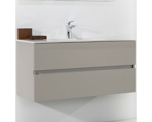 Заказать Тумба под раковину Boheme Armadi Art Vallessi 100 837-100-C mat подвесная Кашемир матовый в магазине сантехники Santeh-Crystal.ru