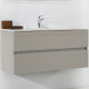 Заказать Тумба под раковину Boheme Armadi Art Vallessi 100 837-100-C mat подвесная Кашемир матовый в магазине сантехники Santeh-Crystal.ru