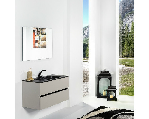 Заказать Тумба под раковину Boheme Armadi Art Vallessi 100 837-100-C mat подвесная Кашемир матовый в магазине сантехники Santeh-Crystal.ru