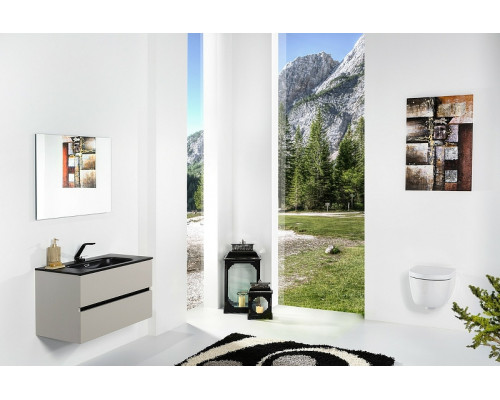 Заказать Тумба под раковину Boheme Armadi Art Vallessi 100 837-100-C mat подвесная Кашемир матовый в магазине сантехники Santeh-Crystal.ru