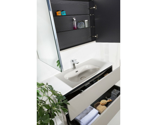 Заказать Тумба под раковину Boheme Armadi Art Vallessi 100 837-100-C mat подвесная Кашемир матовый в магазине сантехники Santeh-Crystal.ru