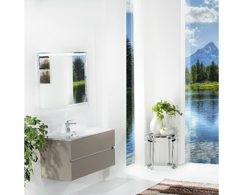 Заказать Тумба под раковину Boheme Armadi Art Vallessi 100 837-100-C mat подвесная Кашемир матовый в магазине сантехники Santeh-Crystal.ru