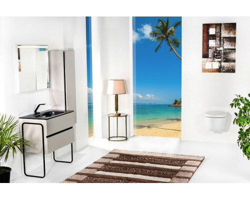 Заказать Тумба под раковину Boheme Armadi Art Vallessi 100 837-100-C mat подвесная Кашемир матовый в магазине сантехники Santeh-Crystal.ru