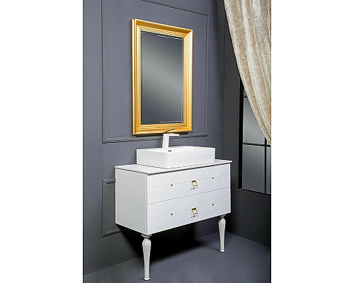 Santeh-Crystal.ru: Тумба под раковину Boheme Armadi Art Vallessi Avangarde Piazza 80 841-080-WG подвесная Белый Золото Приобрести Тумба под раковину Boheme Armadi Art Vallessi Avangarde Piazza 80 841-080-WG подвесная Белый Золото в магазине сантехники Santeh-Crystal.ru