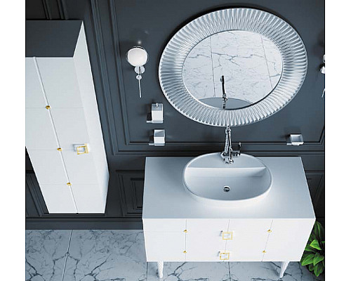 Santeh-Crystal.ru: Тумба под раковину Boheme Armadi Art Vallessi Avangarde Piazza 80 841-080-WG подвесная Белый Золото Приобрести Тумба под раковину Boheme Armadi Art Vallessi Avangarde Piazza 80 841-080-WG подвесная Белый Золото в магазине сантехники Santeh-Crystal.ru