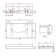 Столешница под раковину Boheme Armadi Art Flat 80 869-080-CLCT Белый мрамор