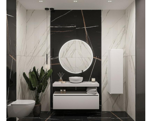 Столешница под раковину Boheme Armadi Art Flat 120 869-120-CLCT Белый мрамор
