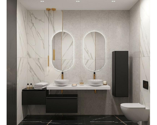 Столешница под раковину Boheme Armadi Art Flat 160 869-160-CLCT Белый мрамор