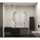 Столешница под раковину Boheme Armadi Art Flat 160 869-160-CLCT Белый мрамор