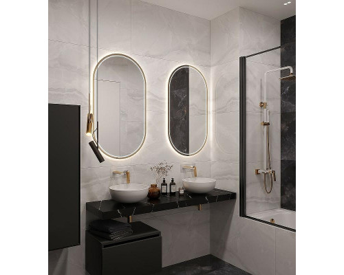 Столешница под раковину Boheme Armadi Art Flat 160 869-160-NM Черный мрамор