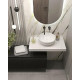 Столешница под раковину Boheme Armadi Art Flat 60 869-060-CLCT Белый мрамор