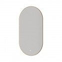 Зеркало Boheme Modern 60 568-MG с подсветкой цвет Золото матовое с сенсорным выключателем и подогревом