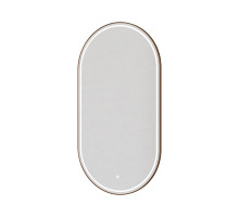 Зеркало Boheme Modern 60 568-BRB с подсветкой цвет Брашированная бронза с сенсорным выключателем и подогревом