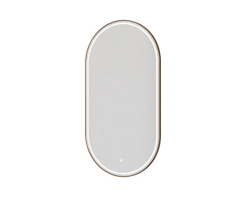 Зеркало Boheme Modern 60 568-BRB с подсветкой цвет Брашированная бронза с сенсорным выключателем и подогревом
