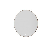 Зеркало Boheme Modern 80 545-80-BRB с подсветкой цвет Брашированная бронза с сенсорным выключателем и подогревом