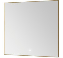 Зеркало Boheme Modern 80x70 543-080-G с подсветкой Золото с сенсорным выключателем и подогревом
