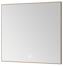 Зеркало Boheme Modern 80x70 543-080-G с подсветкой Золото с сенсорным выключателем и подогревом