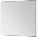 Зеркало Boheme Modern 80x70 543-080-MG с подсветкой Золото матовое с сенсорным выключателем