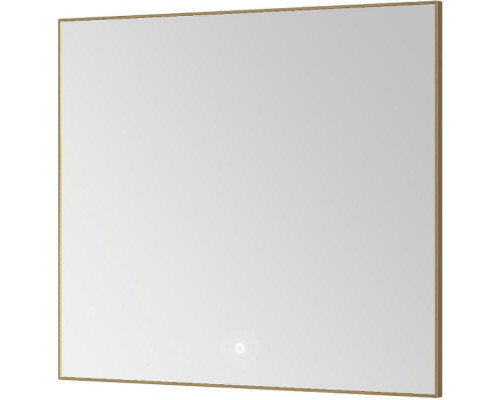 Зеркало Boheme Modern 80x70 543-080-MG с подсветкой Золото матовое с сенсорным выключателем
