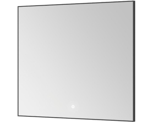 Зеркало Boheme Modern 80x70 543-080-GM с подсветкой Оружейная сталь с сенсорным выключателем и подогревом