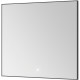 Зеркало Boheme Modern 80x70 543-080-GM с подсветкой Оружейная сталь с сенсорным выключателем и подогревом