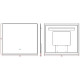 Зеркало Boheme Modern 100x70 543-100-B с подсветкой Черное с сенсорным выключателем и подогревом