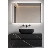 Зеркало Boheme Modern 100x70 543-100-G с подсветкой Золото с сенсорным выключателем и подогревом