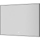 Зеркало Boheme Modern 100x70 543-100-GM с подсветкой Оружейная сталь с сенсорным выключателем и подогревом