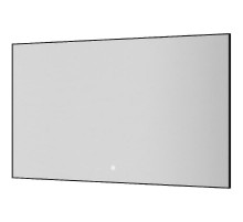 Зеркало Boheme Modern 120x70 543-120-B с подсветкой Черное с сенсорным выключателем и подогревом