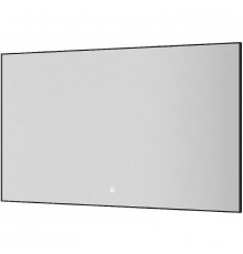 Зеркало Boheme Modern 120x70 543-120-B с подсветкой Черное с сенсорным выключателем и подогревом