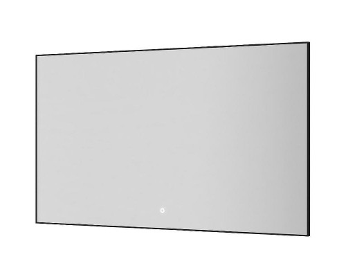 Зеркало Boheme Modern 120x70 543-120-B с подсветкой Черное с сенсорным выключателем и подогревом